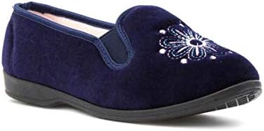 The Slipper Company Womens Full Slipper in Navy