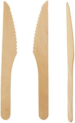 Envirolines Heavy Weight Disposable Wooden Knife, Bag of 50