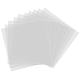 OPount 50 Pieces Vinyl Record Sleeves Album Covers-Outer Sleeves Transparent Protection Reusable for LP Records 13 x 12.6 Inch