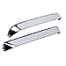Auto Ventshade [AVS] Rain Guards for 1980 - 1996 Ford Bronco, F - 150, F - 250 & F-350 Super Duty, 2 pcs. | Window Vent Visors - Stainless | 12068