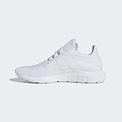 adidas Swift Running Shoe, White/White/White, 12 US