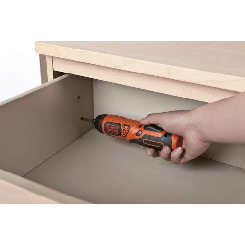 BLACK+DECKER LED Twist Driver Orange PLR3602-JP