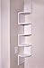 Adorn Home Essentials decrotive Corner Zig Zag Wall Mount Shelves for Living Room, Bedroom, Bathroom, Office, displays, Kitchen | 5-Tier, White