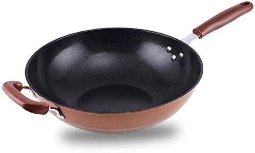 焦げ付き防止の鍋とふた付きのかき混ぜフライパン フライングバスケットとスチームラック ふた付きの焦げ付き防止の銅製鍋