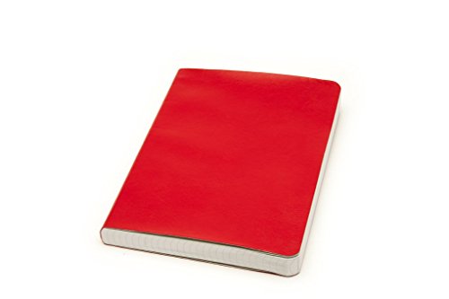 Miquelrius Soft Bound Medium Journal, 300 Sheets/600 Graph Pages, 6 x 8 (Red) - Thumbnail 3