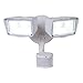 All-Pro MST18920LW 180-Degree Motion Activated Twin Head LED Floodlight, White