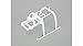 Blade LANDING GEAR WHITE MCP X BL