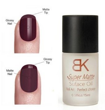 CITY 15 ML Nail Art Polish Magic Super Matte Frosted Surface Oil Top Coat