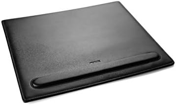 [INJOY.LIFE] made from cowhide large mouse pad wrist rest with function (slip lining Rubberized) black leather mouse pad (black)