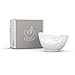 FIFTYEIGHT PRODUCTS TASSEN Porcelain Bowl, Grinning Face Edition, 16 oz.White, (Single Bowl) for Serving Cereal, Soup