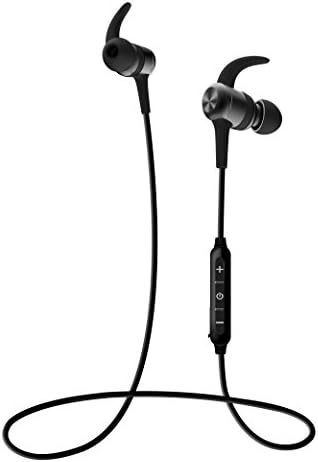 Acekool Bluetooth Magnetic Headphones In Ear, Wireless Earbuds Super Sound Earphones, IPX5 Sweatproof Secure Fit for Sports with CVC 6.0 Noise Cancelling Mic, Non-slip Grip [Upgraded]