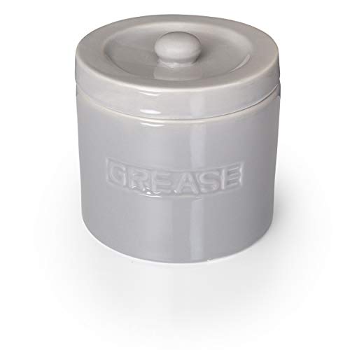 Bacon Grease Oil Container Storage Can Keeper w/Stainless Strainer