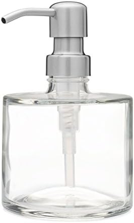 Rail19 Seaside Spa Soap Dispenser w/Metal Soap Pump The Kitchen Bathroom Great Lotions Liquid Hand Soaps (Farmhouse Stainless)