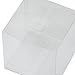 Houseables Clear Boxes for Treats, Clear Treat Boxes, Party Favor Containers, Plastic Gift Containers, 3x3x3, 50 Pack, Cajas Transparentes para Regalos, Transparent Packaging, for Gifts, Candy, Cookie