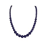 Stylish Silicone Teething Necklace for Mom - BPA Free. For chewing also used as a nursing necklace – provides soothing relief & acts as a sensory toy (giraffe, Nuby, & ring alternative) - Navy