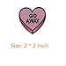 16Pcs Iron On Embroidered Applique DIY Decoration Patch Set - Love-heart Coconut Palm Tree Banana Strawberry Ice Cream Cup Cake Donuts Carrot Rainbow Sailboat Cactus Popcorn Mushroom Patch