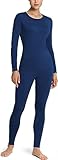 TSLA Women's Thermal Underwear Set, Soft Fleece