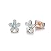 TAMHOO Rose Gold Plated Stainless Steel Mixed Color Cute Pineapple Mouse Heart Shape Love Owl Ladybug Stud Earrings Set