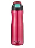 AVEX Wells Auto Spout Water Bottle, Berry, 25 oz.