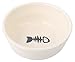 MushroomCat Replacement for Pet Personalized Feeder Double Ceramic (Only Bone Bowl)