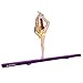 MaxKare Balance Beam 9FT Gymnastics Beam Foldable Balance Beam Gymnastic for Kids with Grip Suede Anti-Slip Base Gymnastics Beam for Home (Purple)