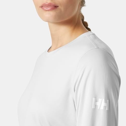 Donna W HH Tech Crew LS 2.0, Grigio Nebbia, M