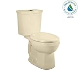 American Standard 2889.216.021 H2Option Siphonic Dual Flush Round Front Two-Piece Toilet, Bone
