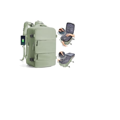 SZLX Vacuum Backpack with Pump Carry-on Luggage 40x30x20 Ryanair Vueling Wizzair Easyjet Backpack Travel Cabin Airplane 40x20x25 Ryanair Women Waterproof Carrying Backpack for Laptop Computer