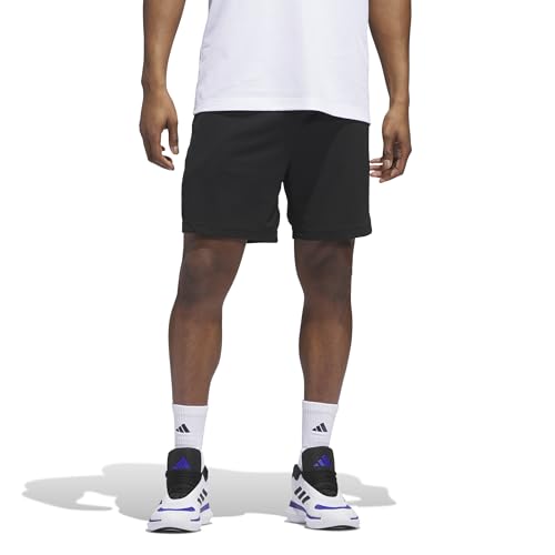 Adidas Men's Badge of Sport Shorts, Black/White, X-Small 5 Inch Inseam