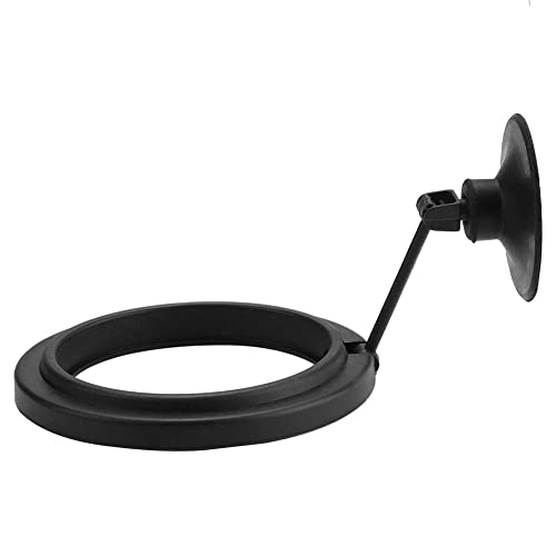 Fish Feeding Ring Aquarium Floating Food Circle Fish Tank Square Feeder Eco-Friendly Fish Safe Food Feeder with Suction Cup(Round)