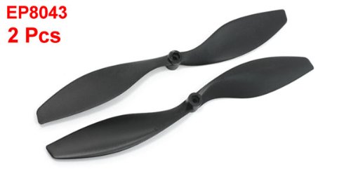 2 x RC Airplane Model Plane Propellers Props Black 203x109mm 8x4.3 EP8043