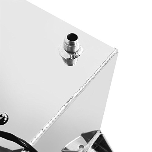 STKUSA 20 Aluminum Gallon Fuel Cell Tank Lightweight Polished Fuel Cell Tank DIY