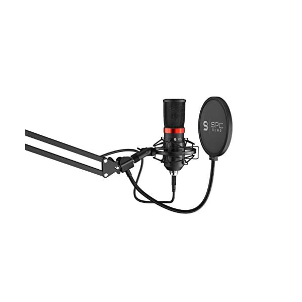 SPC Gear SM950 Streaming USB Mikrofon, schwarz – Bild 8