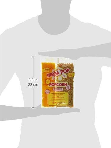 GOLD MEDAL POPCORN KIT COCONUT, 8OZ KIT FOR 6 OZ POPPER, 36 COUNT