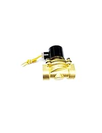 Válvula solenoide, 1 pulgada, 110 V 115 V 120 V CA latón, eléctrica, aire, agua, gas, diésel normalmente cerrado, NPT gran caudal