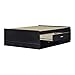 South Shore Cosmos Captain Bed with 4 Drawers, Full 54-inch, Black Onyx