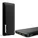 Imazing 10000mah Qualcomm Quick Charge 3.0 Type C 5V/3A input & output Power Bank Portable Charger External Battery Pack 3A + 3.0 5V 9V 12V (Black)