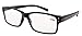 Eyekepper Vintage Reading Glasses for Men - 5 Pack Spring Hinges Classic Readers - Black Frame +1.00