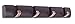 BIRDROCK HOME Wall Mounted Folding Hooks - 4 Folding Coat and Hat Rack Hooks - Oil Rubbed Bronze Hooks - Brown Rail