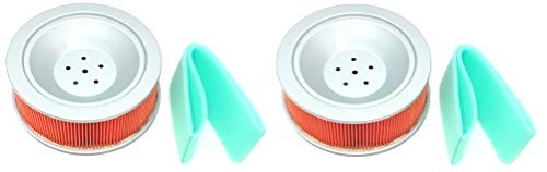 2 Pack Air Filters Plus Pre-Filters Replaces Kawasaki 11013-2195, 11013-2194, 11013-2213. Same As John Deere M144815, M144816, M148207, M152049