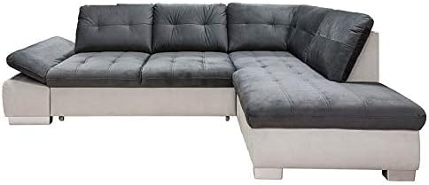 Tendencio Canapé Dangle Convertible Gali Gris Blanc Avec