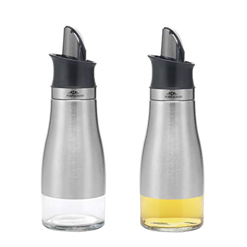Purplecrown Olive Oil Dispenser,10 OZ/300ML Syrup Dispenser With Automatic Cap, vegetable oil, vinegar, cooking wine - Thumbnail 6