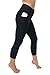 90 Degree By Reflex Women’s High Waist Athletic Leggings With Smartphone Pocket - Black - Medium