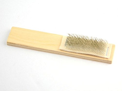 Elbesee Bürste/Karde für Fasern, ideal zum Basteln