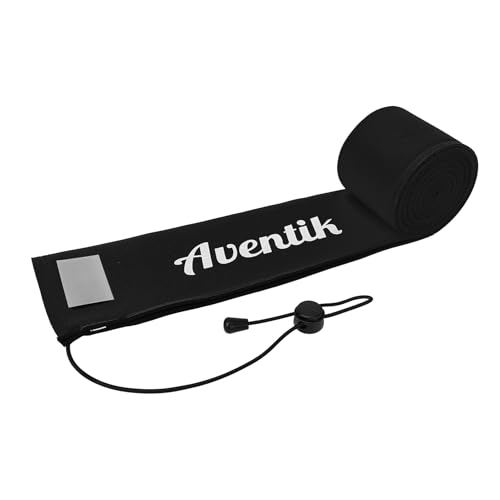 Photo 1 of Aventik Rod Sleeve for Fishing Rods Neoprene Snag Resistant Floating Cover Fits 6-9ft Spinning Casting Trolling Rods (Black, Length: 69''/1.75m)