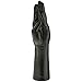 Doc Johnson Titanmen - The Hand with Removable Vac-U-Lock Compatible Handle - F-Machine and Harness Compatible - Dildo with Removable Handle - Black