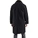 Alpine Swiss Zach Mens Wool Trench Coat Knee Length Overcoat Black Lrg
