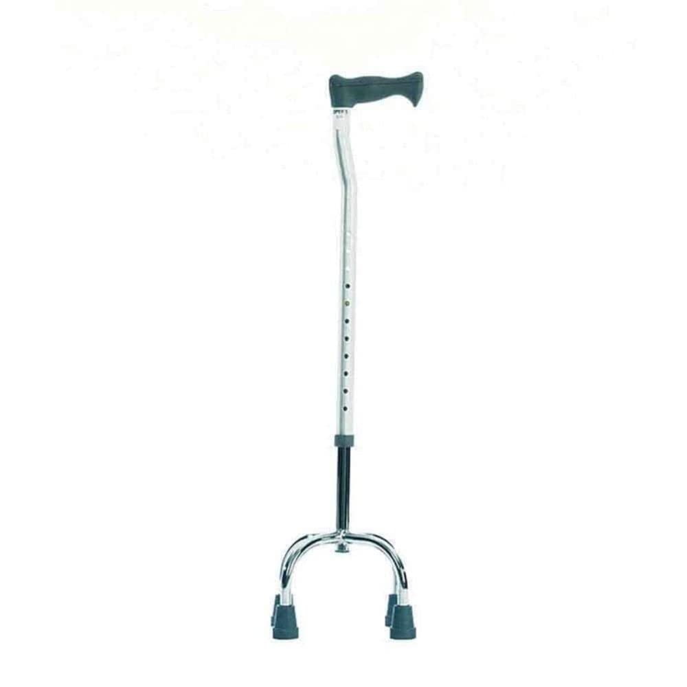 NRS Healthcare Tetrapod Walking Stick with Four Leg Centre Base