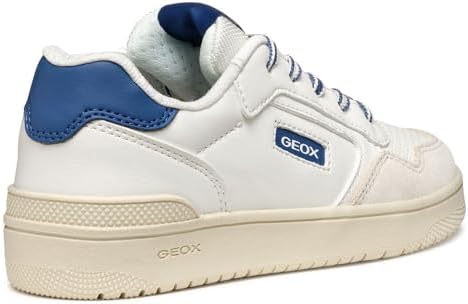J WASHIBA Boy D - Scarpe da Ginnastica Bambino, White/Navy,