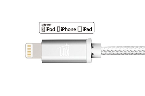 iPhone Charger Lightning Cable - [MFi Certified] Durable Braided Apple Lightning USB Cord for latest iOS including iPhone X/8/8Plus/ 7/7Plus/IPad Pro - Thumbnail 2